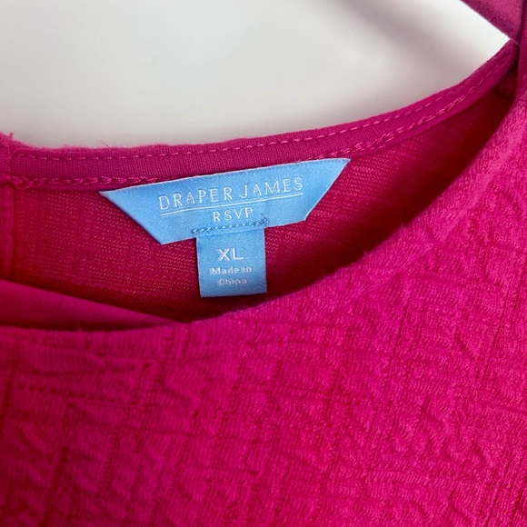 Draper James hot pink cotton dress size XL.. Has drawstring waist. - Picture 2 of 4